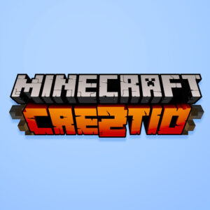 Minecraft-3D-Logo mit dem offiziellen Minecraft-Schriftzug im oberen Bereich und dem blockartigen Titel „Creatio“ darunter.